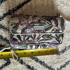 Vera Bradley Wristlet wallet with crossbody strap